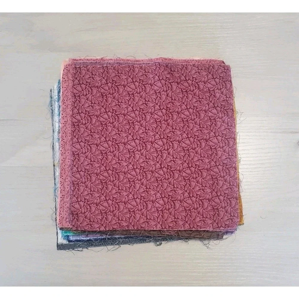 107 Pcs 10 x 10 Inches Cotton Fabric Squares Patchwork Precut Quilting Fabric